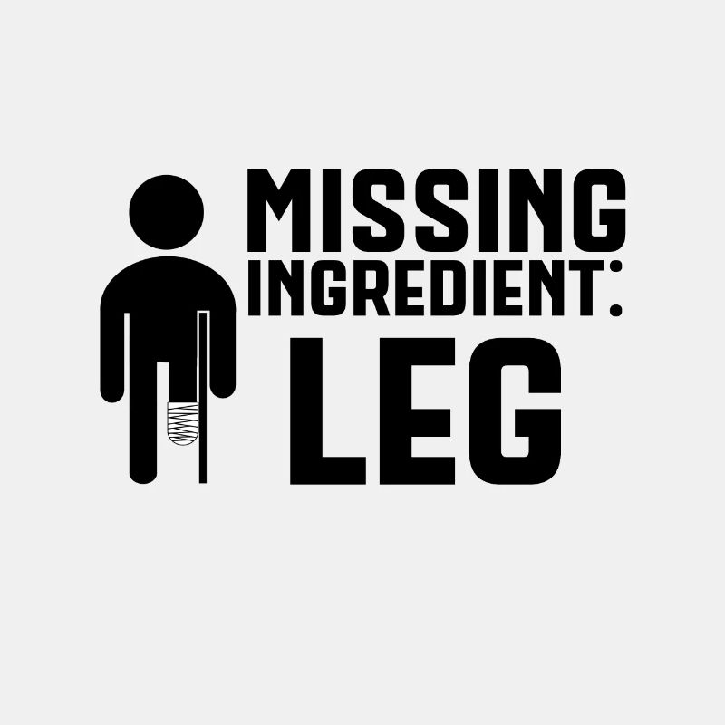 Jambe amputée Missing Ingredient Leg