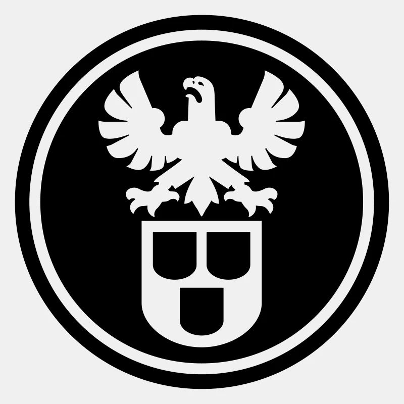 Painter and painter guild sign with eagle neg