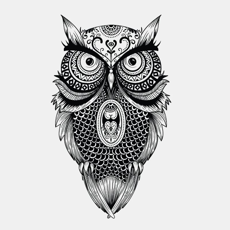 Mandala Eule