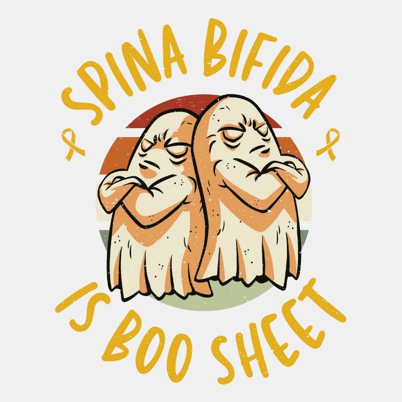 Spina Bifida is Boo Sheet Scary Halloween Ghost