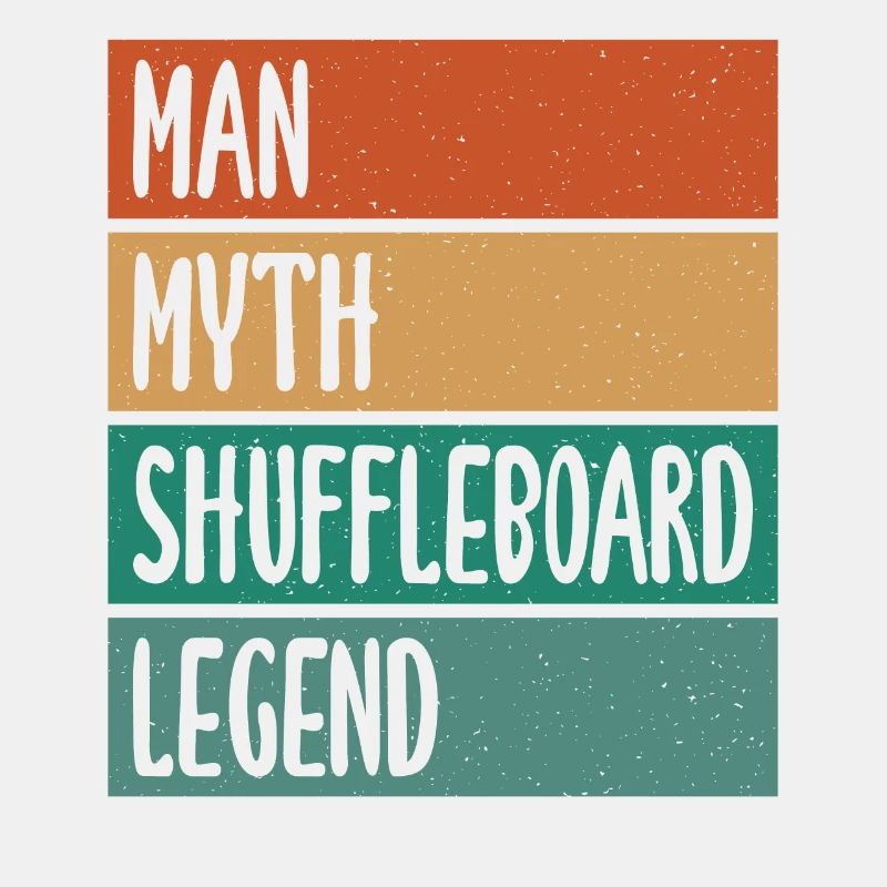 Man Mythos Shuffleboard Legend Shuffleboarding