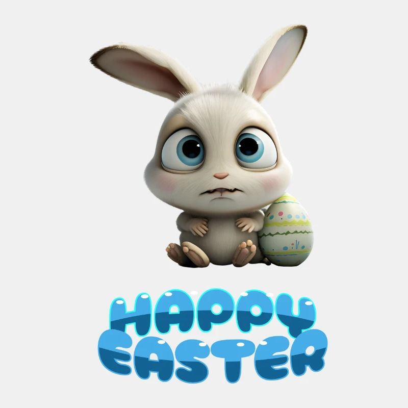 Lustiger süsser Froher Osterhase