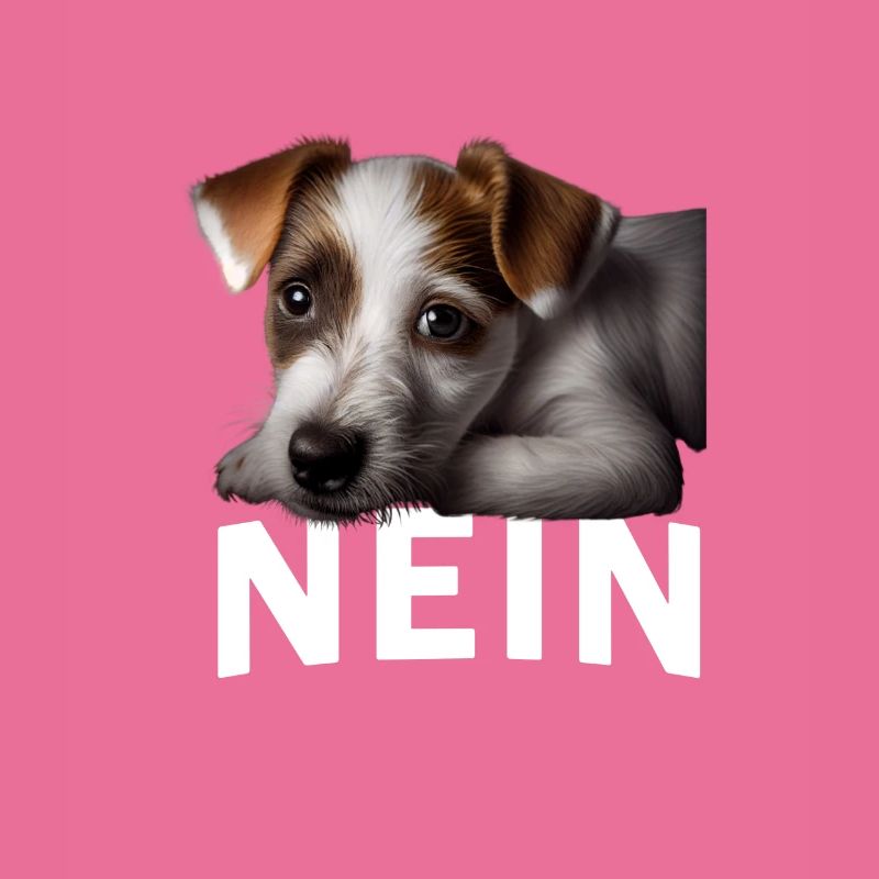 Statement Jack Russell, Nö Fun, Einfach Nö, Nein