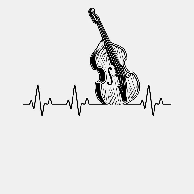 Kontrabass Kontrabassspieler Kontrabassist
