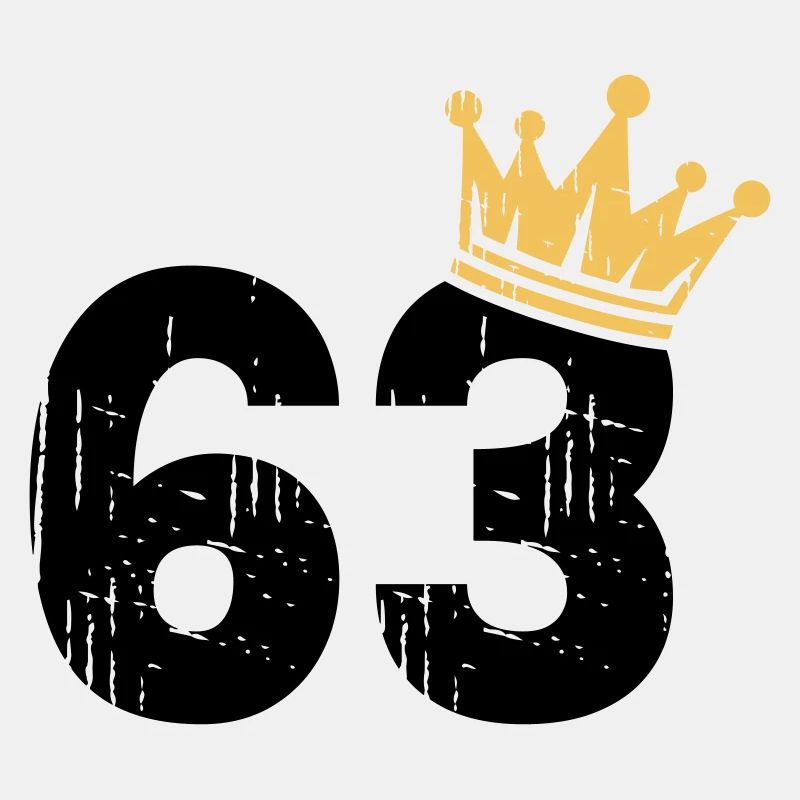 63 Crown 63rd birthday 63 years old