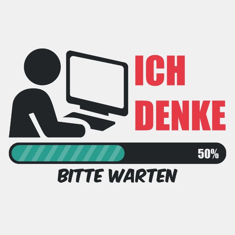 Informatiker ich denke Nerd coding Admin Geek IT