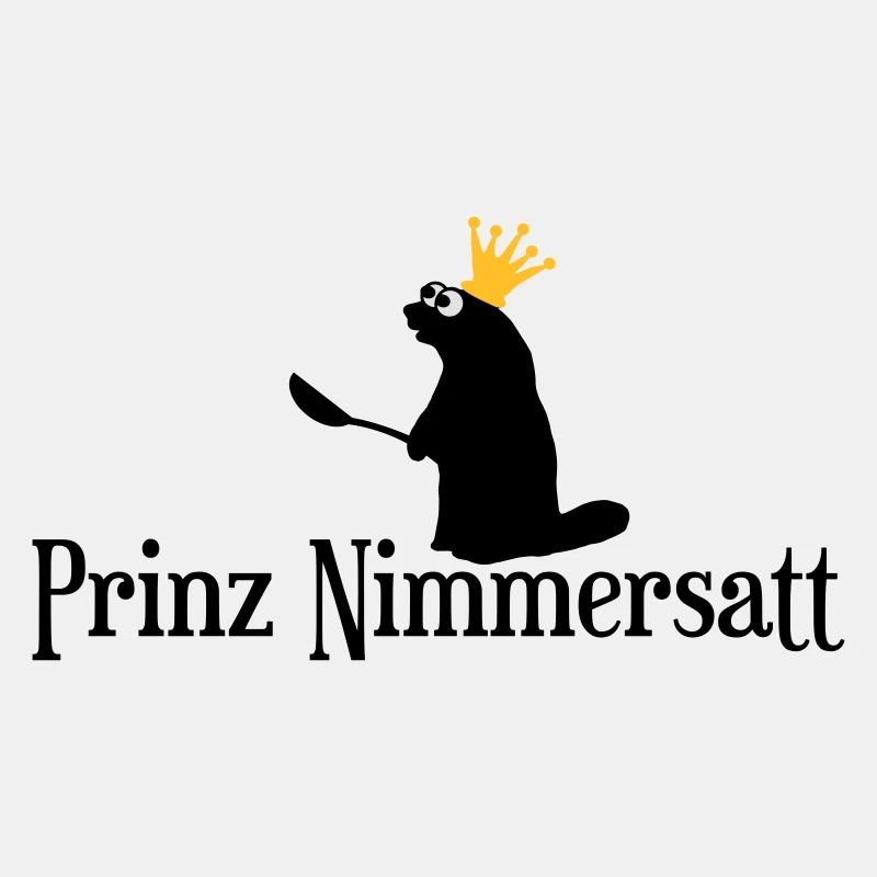 Prinz Nimmersatt mit Krone