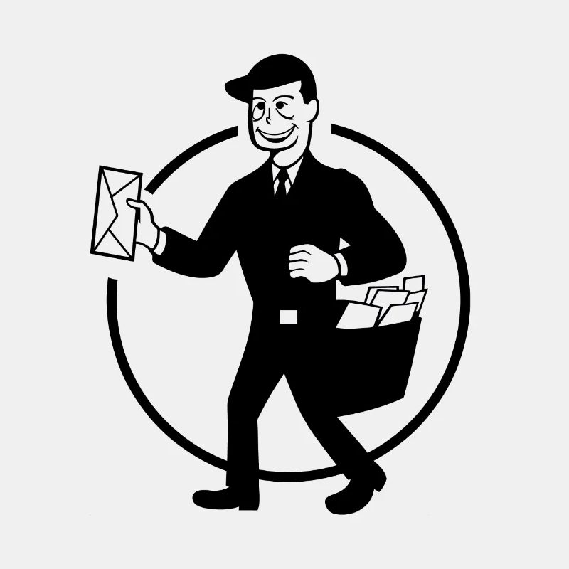 Style de papier à en-tête Post Man