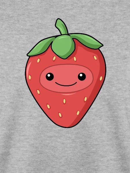 Comic Erdbeere Strawberry
