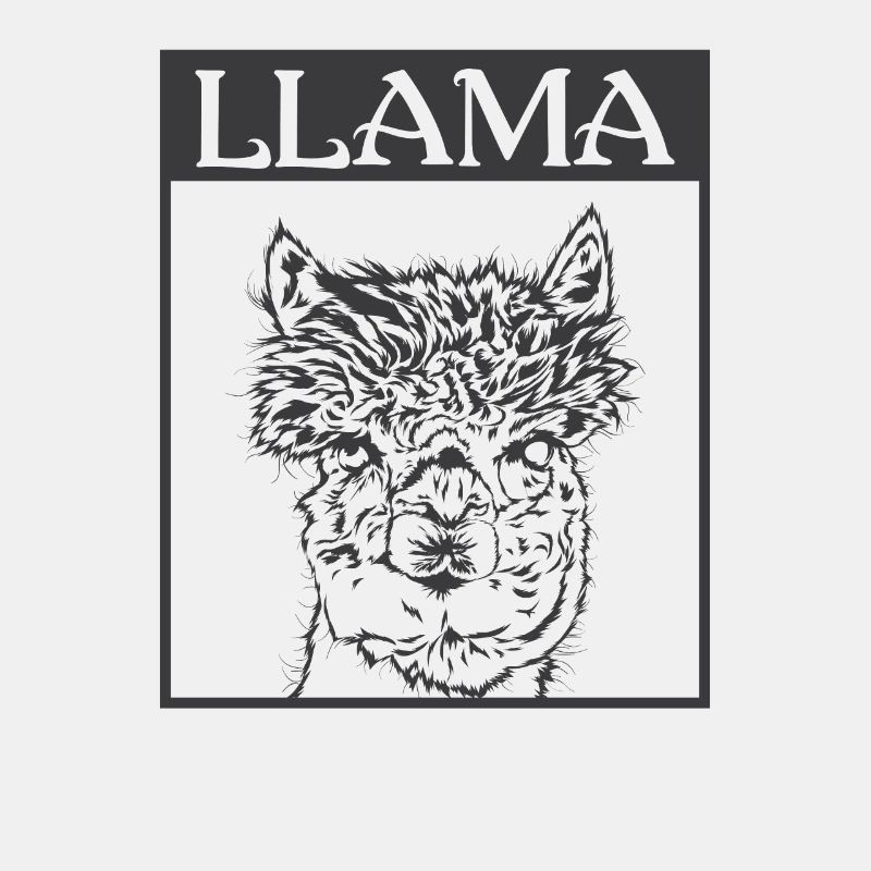 Lama Alpaka Porträt