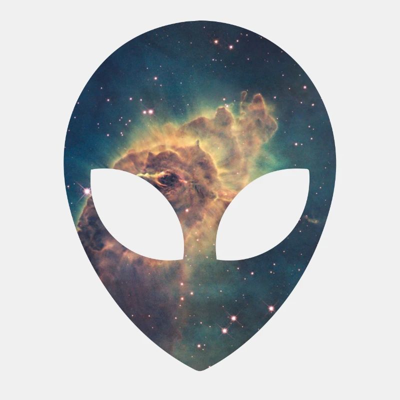 Alien Kopf Weltraum
