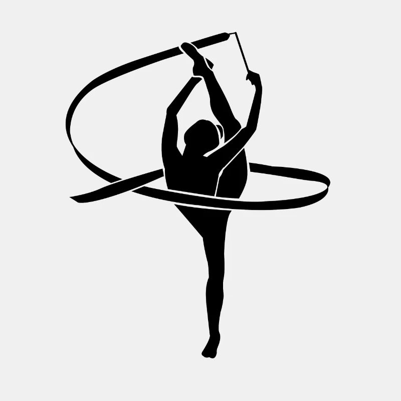 Rhythmic gymnastics with a band