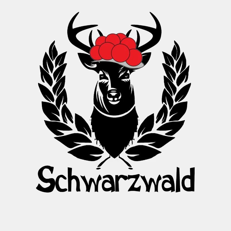 Schwarzwald Wappen Hirsch