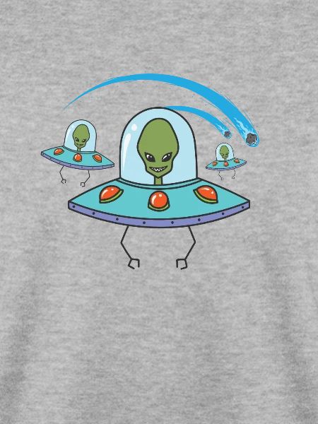 Sternschnuppe mit Aliens Himmel