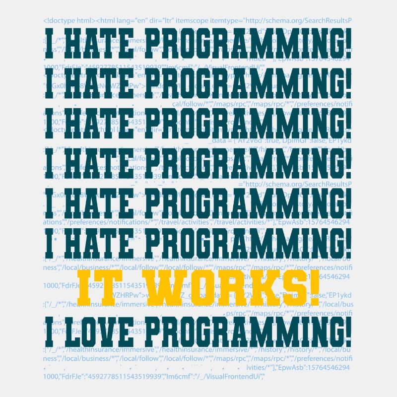 Programmeur disant