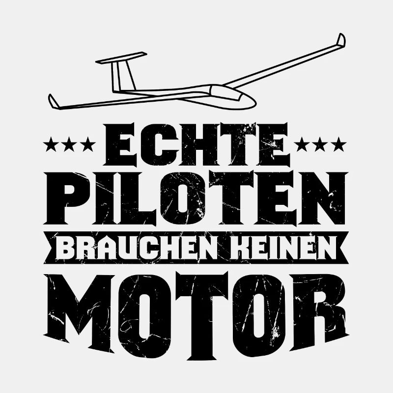 Segelflugzeug Spruch