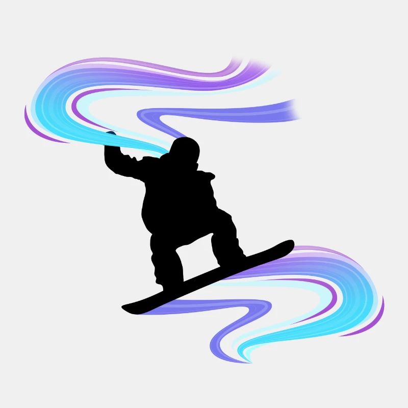 Snowboard Snowboarder Vortex Noir