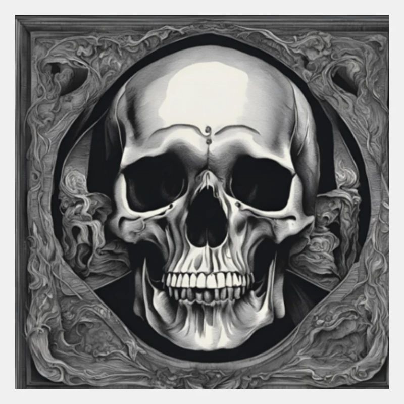 Macabre Skull Portrait