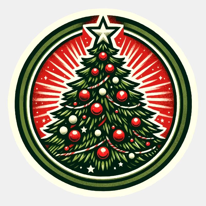 Weihnachtsbaum-Abzeichen