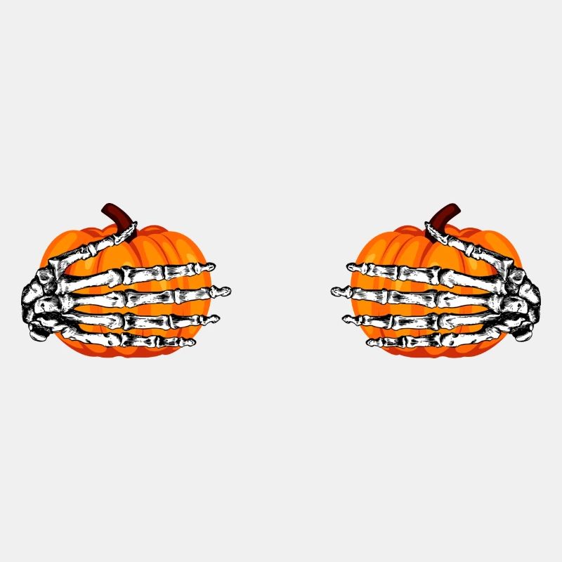 Pumpkin Skeleton Hands