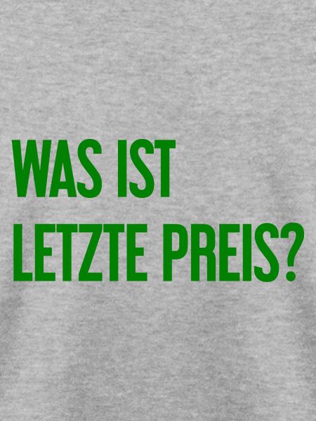Was ist letzte Preis?