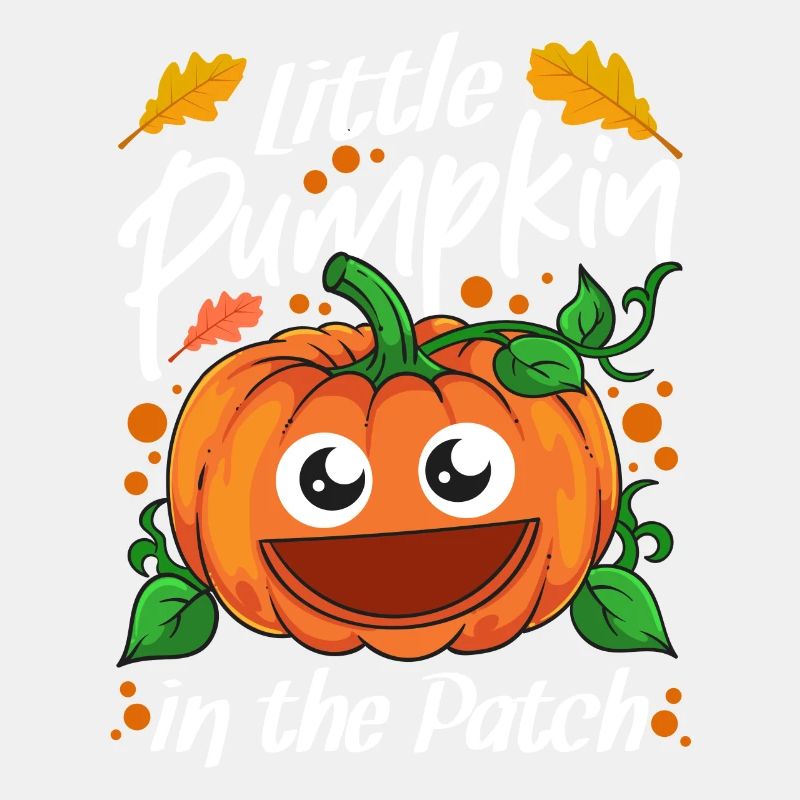 Petite citrouille dans le patch Halloween