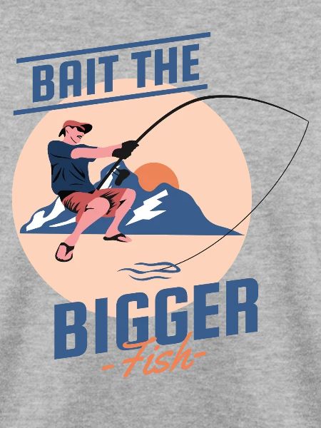 T-Shirt-Köder der größte Fisch