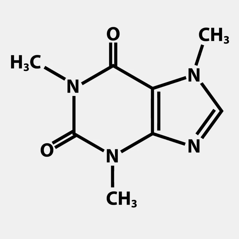 Koffein-Molekül