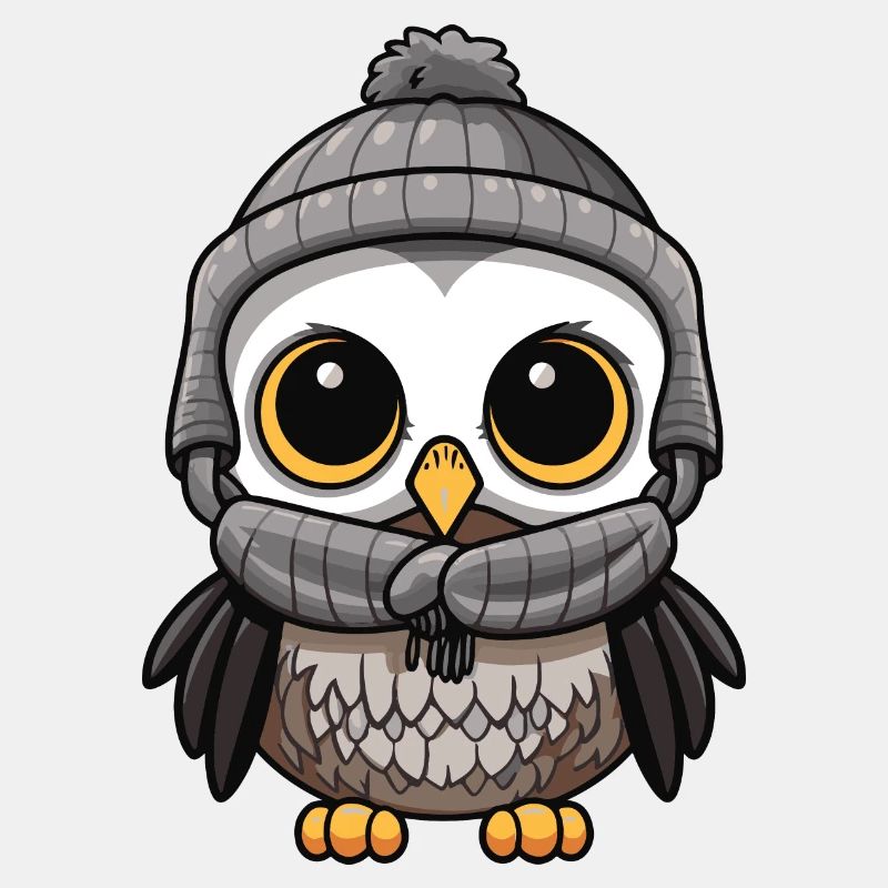 Eule Winter Cozy