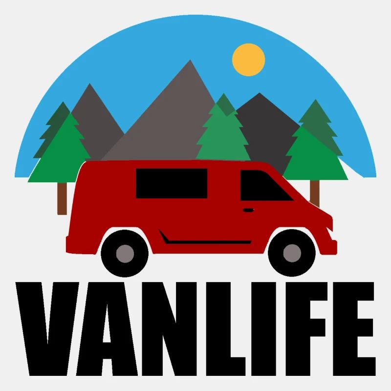 VAN LIFE - Berg - VAN Red