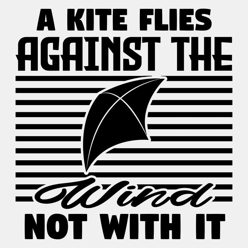 A kite flies against