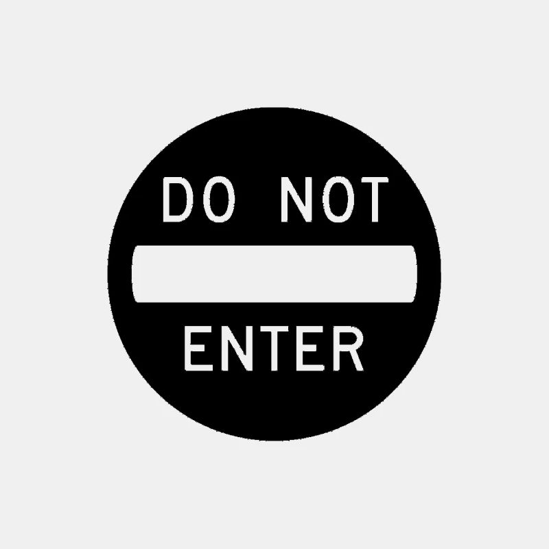 Do not enter inter eintre sens stop Bouclier Drôle