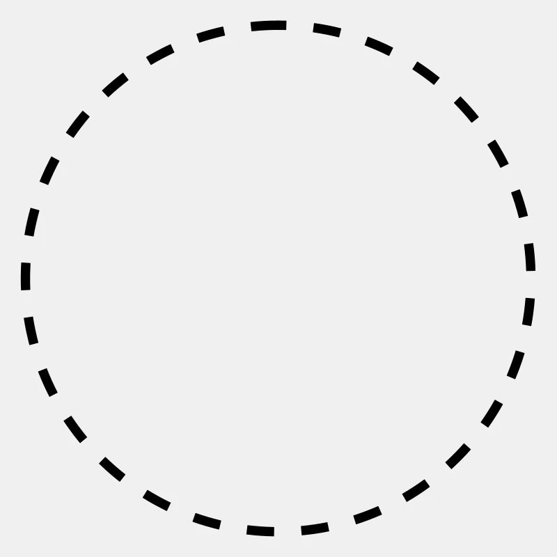 Dashed circle