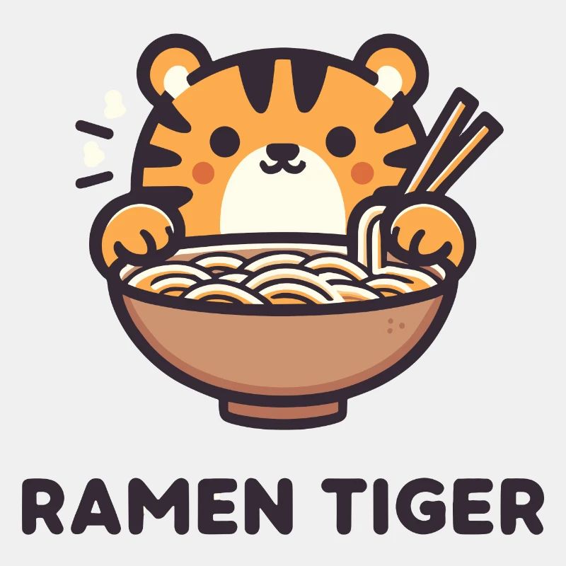 Süßer Ramen Tiger