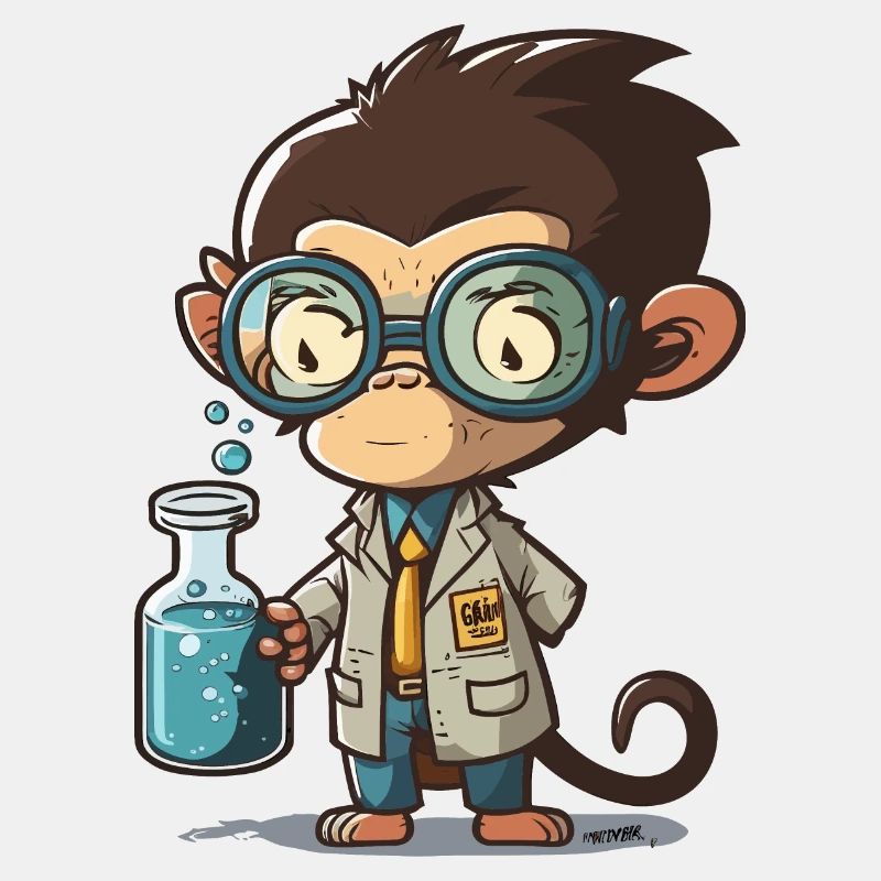 Scientifique des singes