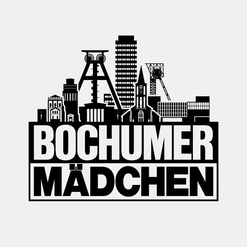 Bochumer Mädchen Schwarz Bochum Geschenk
