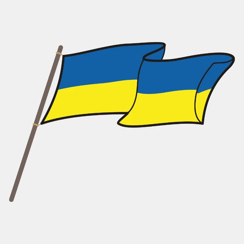 Ukraine Flagge