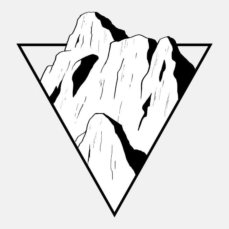 escalade, logo montagne