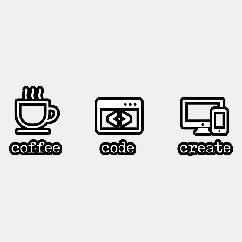 Coffee Code Create - idée cadeau pour les étudiants
