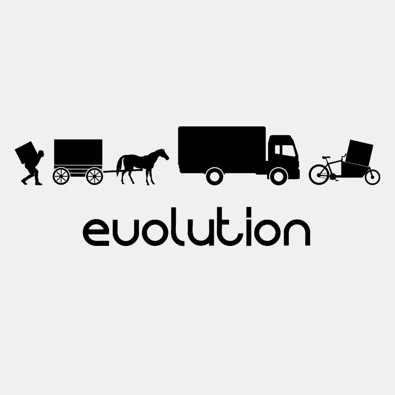 Lastenrad Transport Evolution