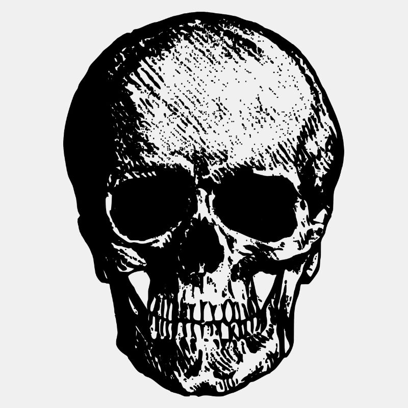 Totenkopf - Schwarzer Schädel