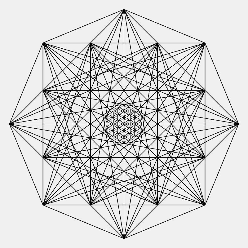 Lebensblume Blume des Lebens Geometrie