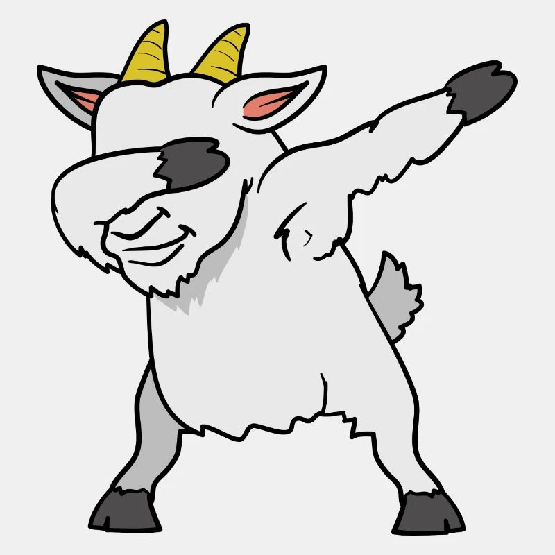 Dabbing Dab Ziege