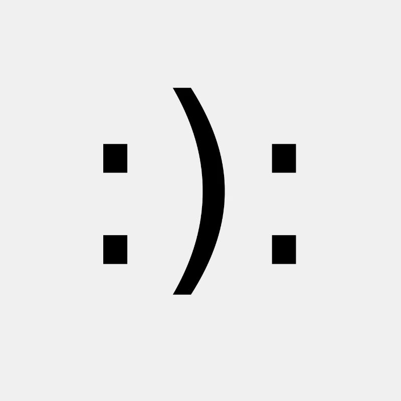 Fröhlicher Smiley - Trauriger Smiley