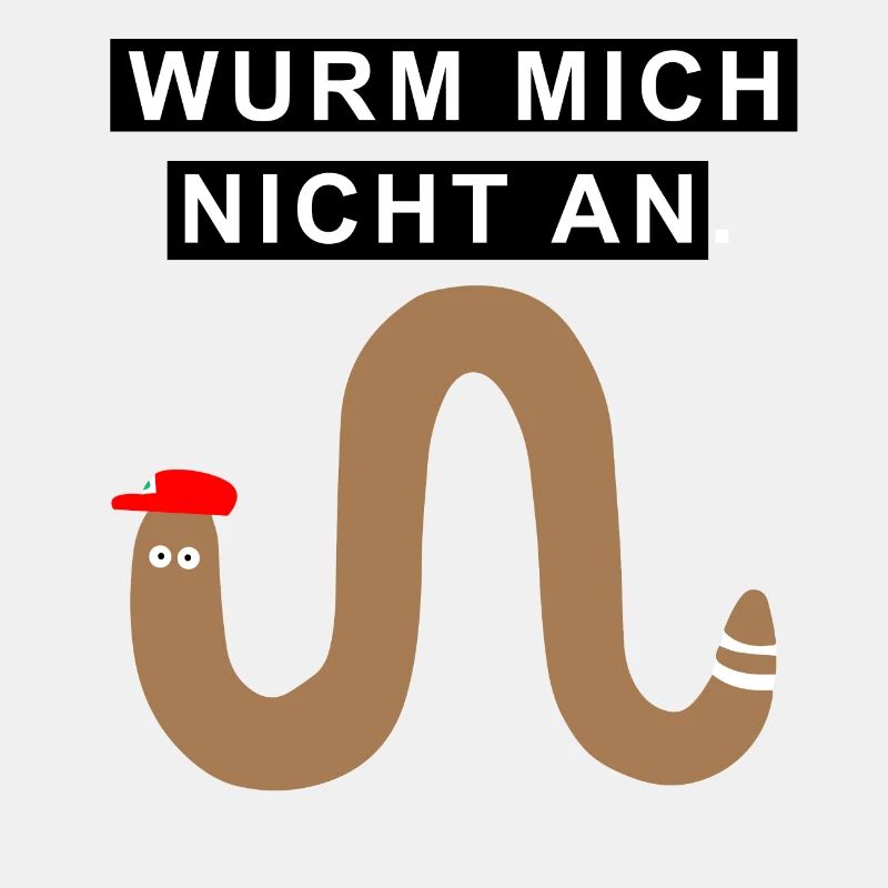 Cooler Wurm Würmer Geschenk