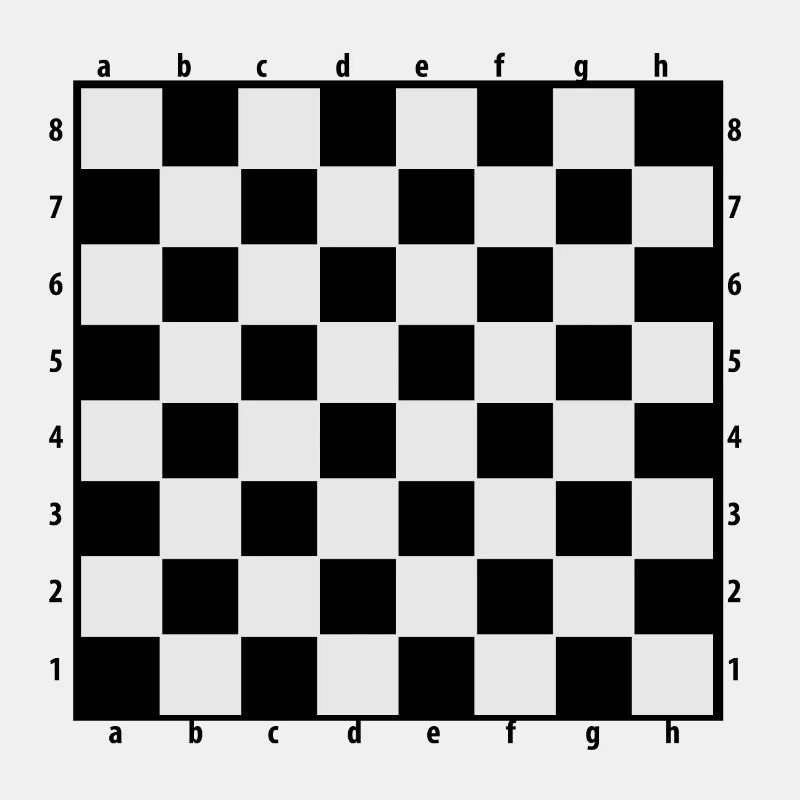 Jeu d'échecs vide