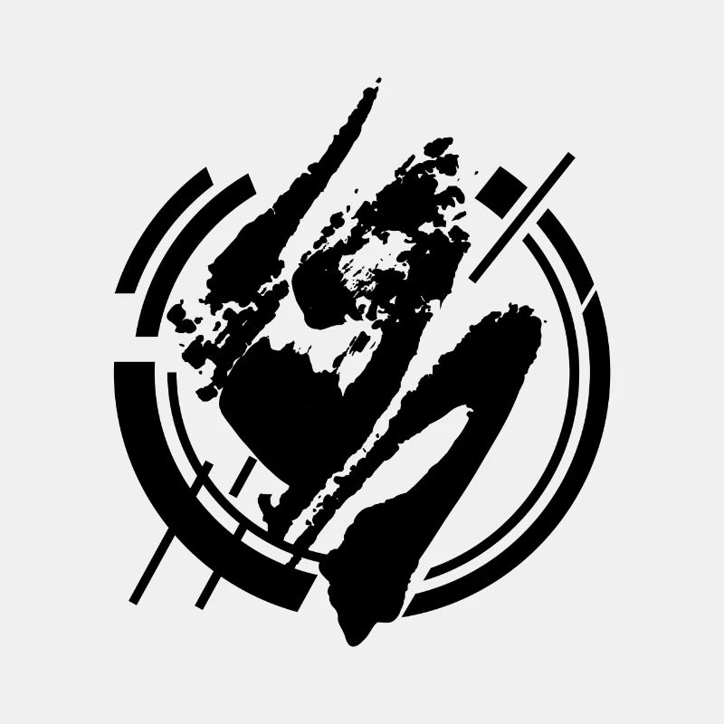 Moderner Kreis Abstrakt
