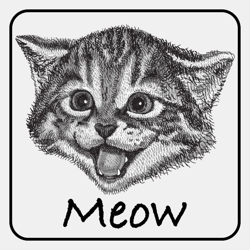 Katze gezeichnet