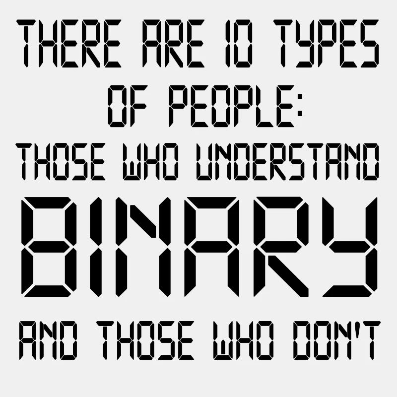 Binärcode Binary Informatik Geek Geschenk