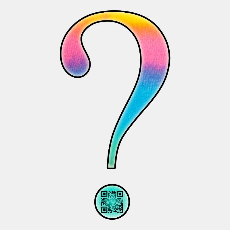 Pregnancy - question mark - QR code twins